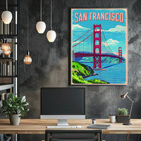San Francisco Golden Gate Bridge Poster