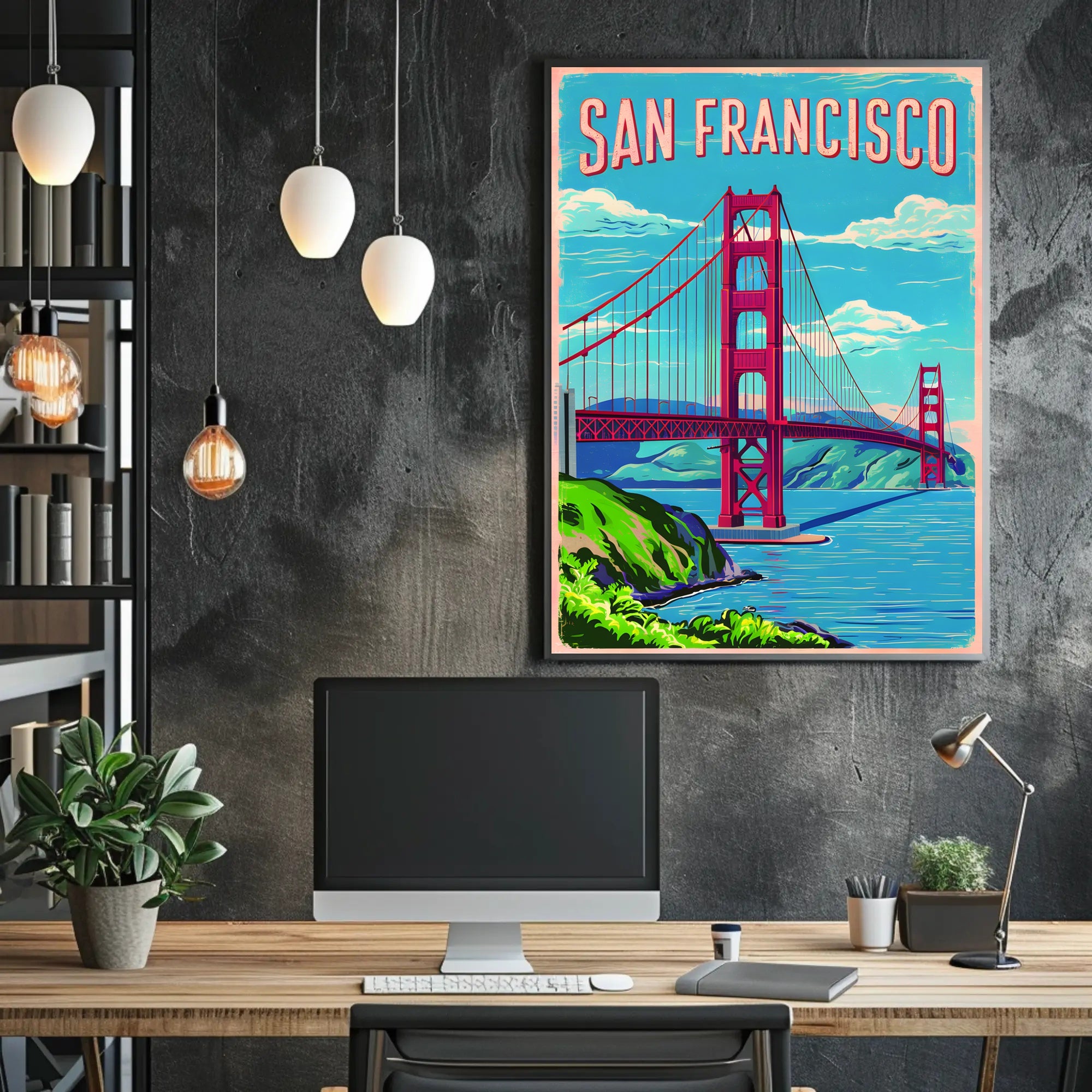 San Francisco Golden Gate Bridge Poster