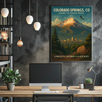 Colorado Springs Gateway to the Rockies Poster