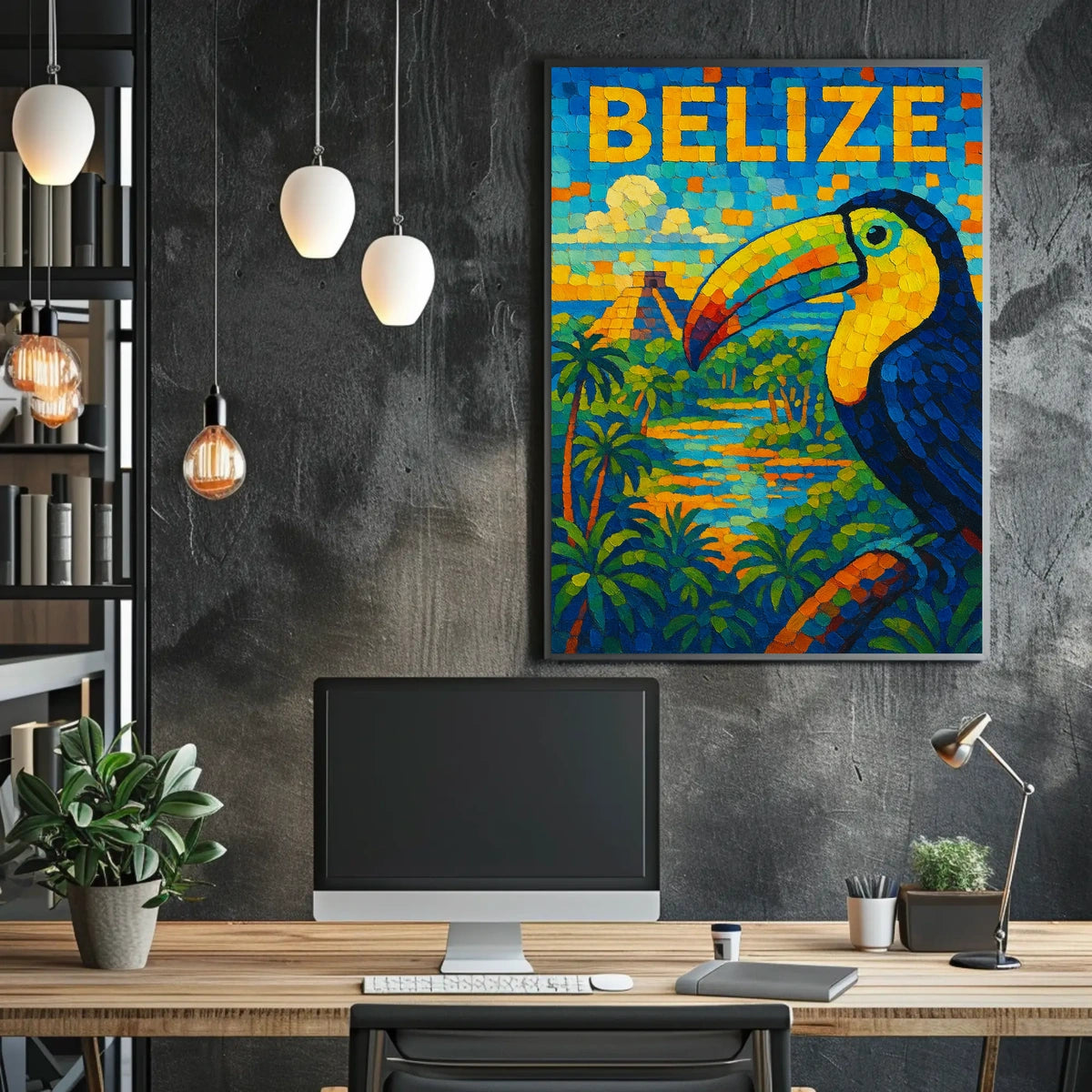 Belize Vibrant Wildlife And Culture Poster
