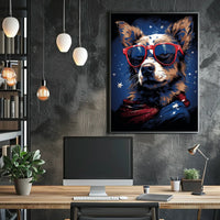 Patriotic Pooch Poster