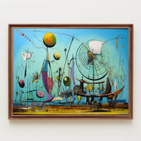 Surreal Dreamscape Imaginative Futuristic Sci-Fi Poster