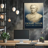 Zachary Taylor Presidential Term Poster PosterGoat