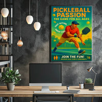 Pickleball Passion Poster
