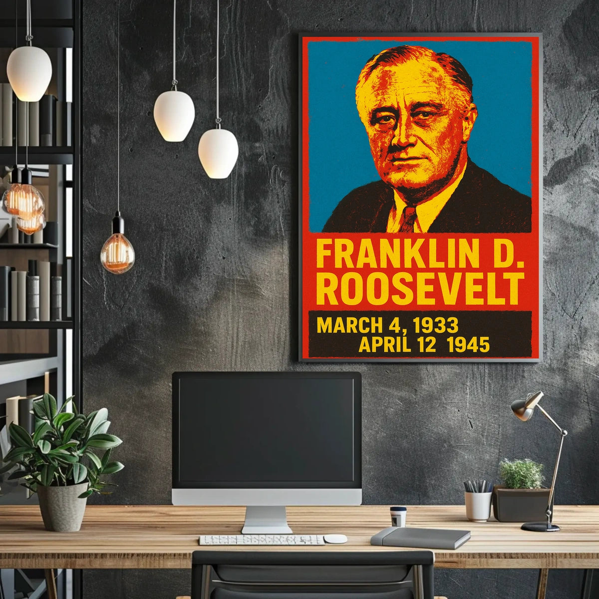 Franklin D. Roosevelt Presidential Poster