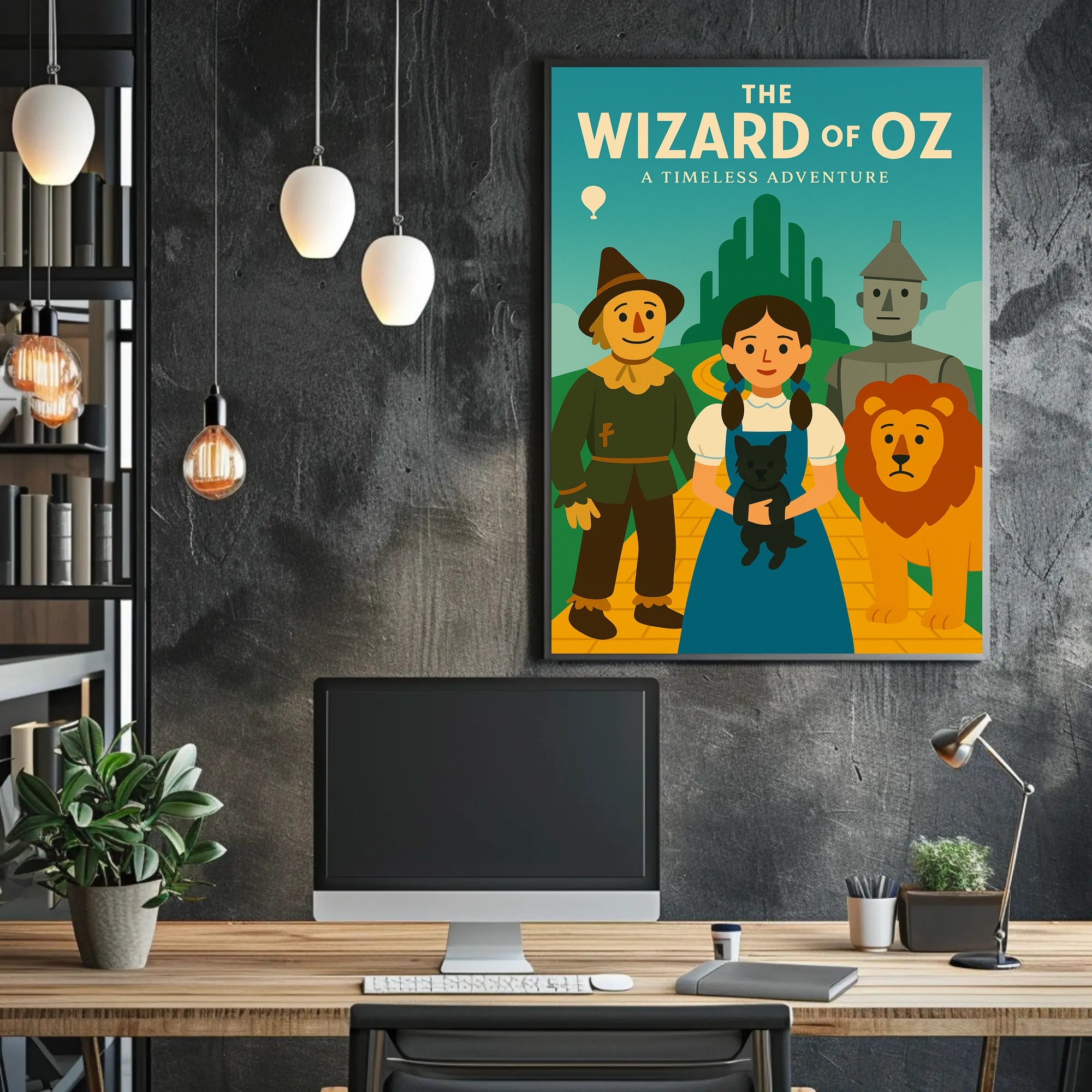 The Wizard of Oz Adventure in a Fantasy or Mythology Poster PosterGoat