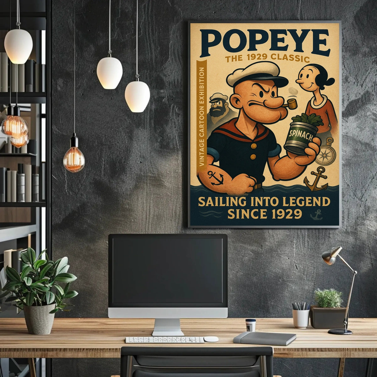 Popeye 1929 Art Poster POP-100