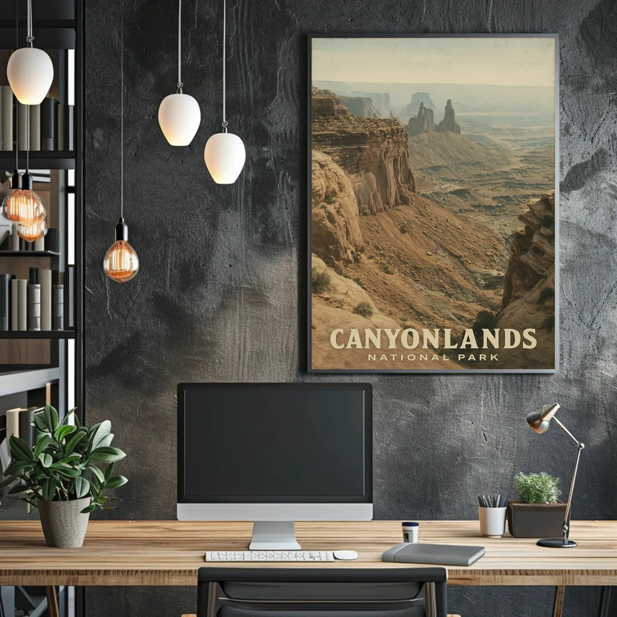 Canyonlands National Park Epic Desert Panorama Visual Wanderlust Home Decor Poster