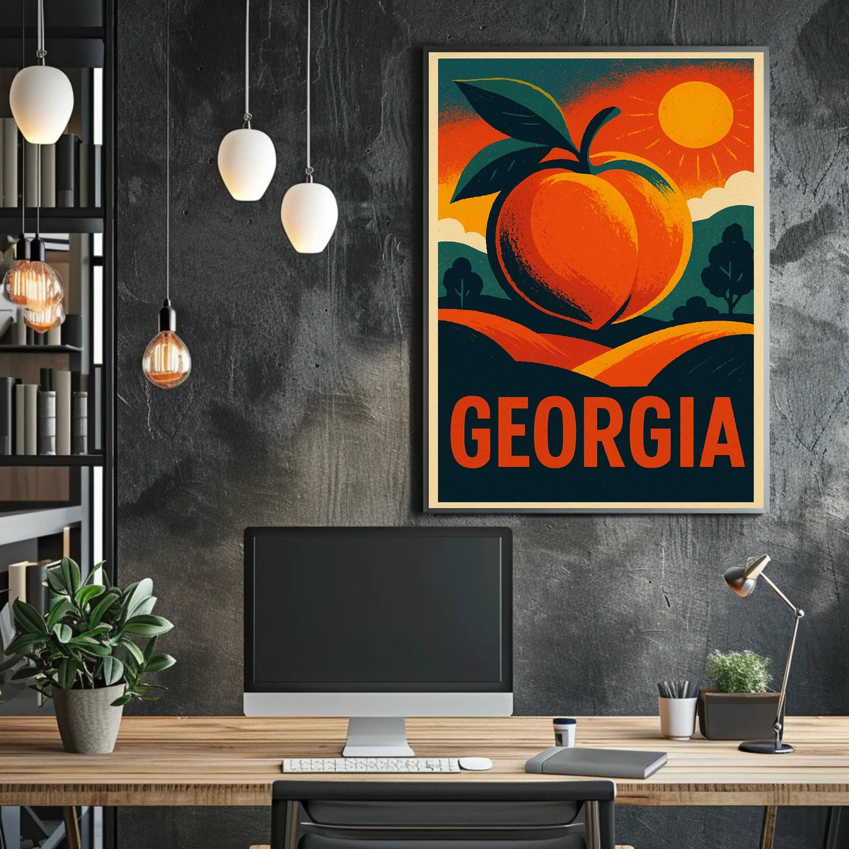 Georgia Peach Poster