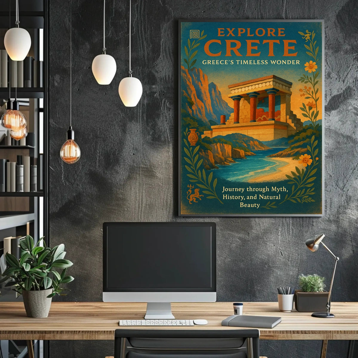 Explore Crete Greeces Timeless Wonder Poster