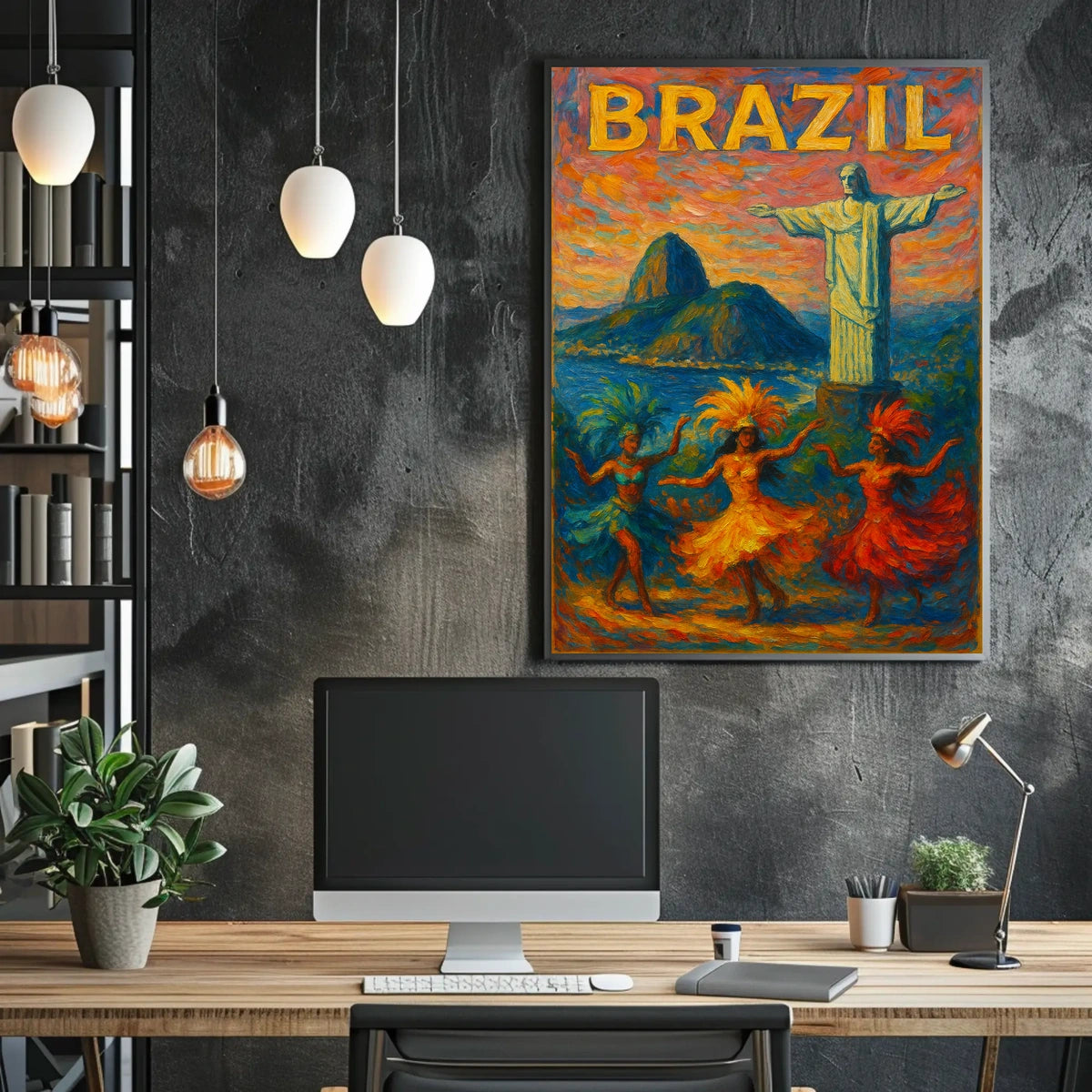 Brazil A Vibrant Celebration Poster 18x24 Wall Art