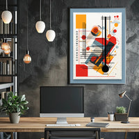 Abstract Geometric Design Abstract Poster