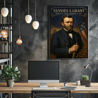 Ulysses S. Grant 18Th President Poster