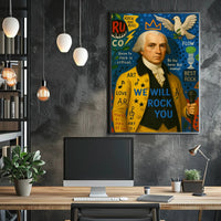 Historical Music Figure Vibrant Art Poster - Pop Culture Poster