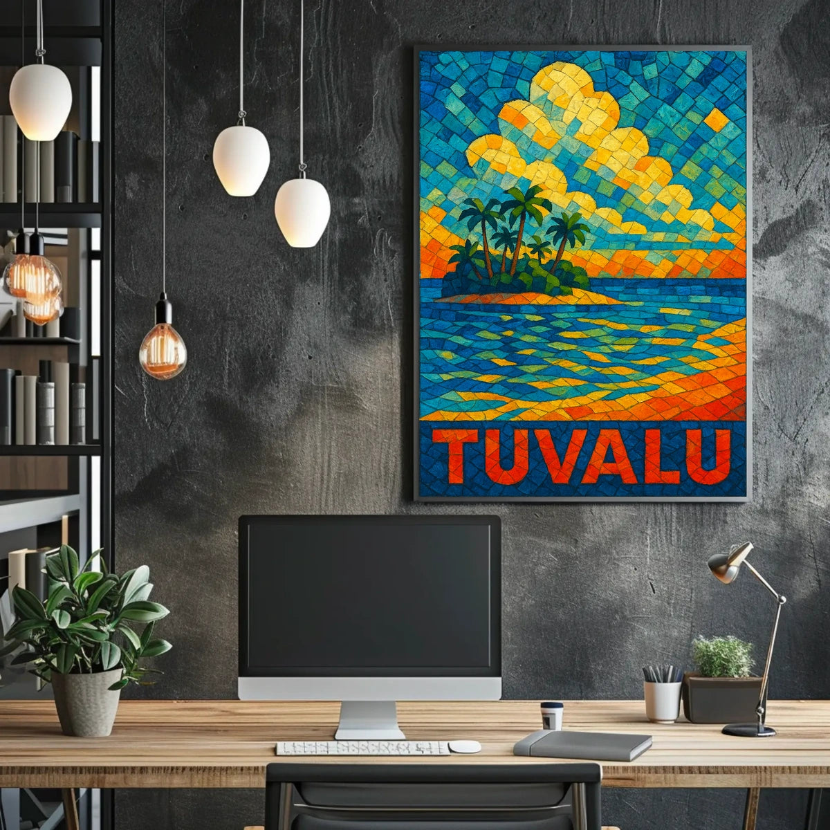 Tropical Paradise Of Tuvalu Poster