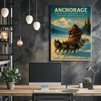 Racing the Northern Trails Poster