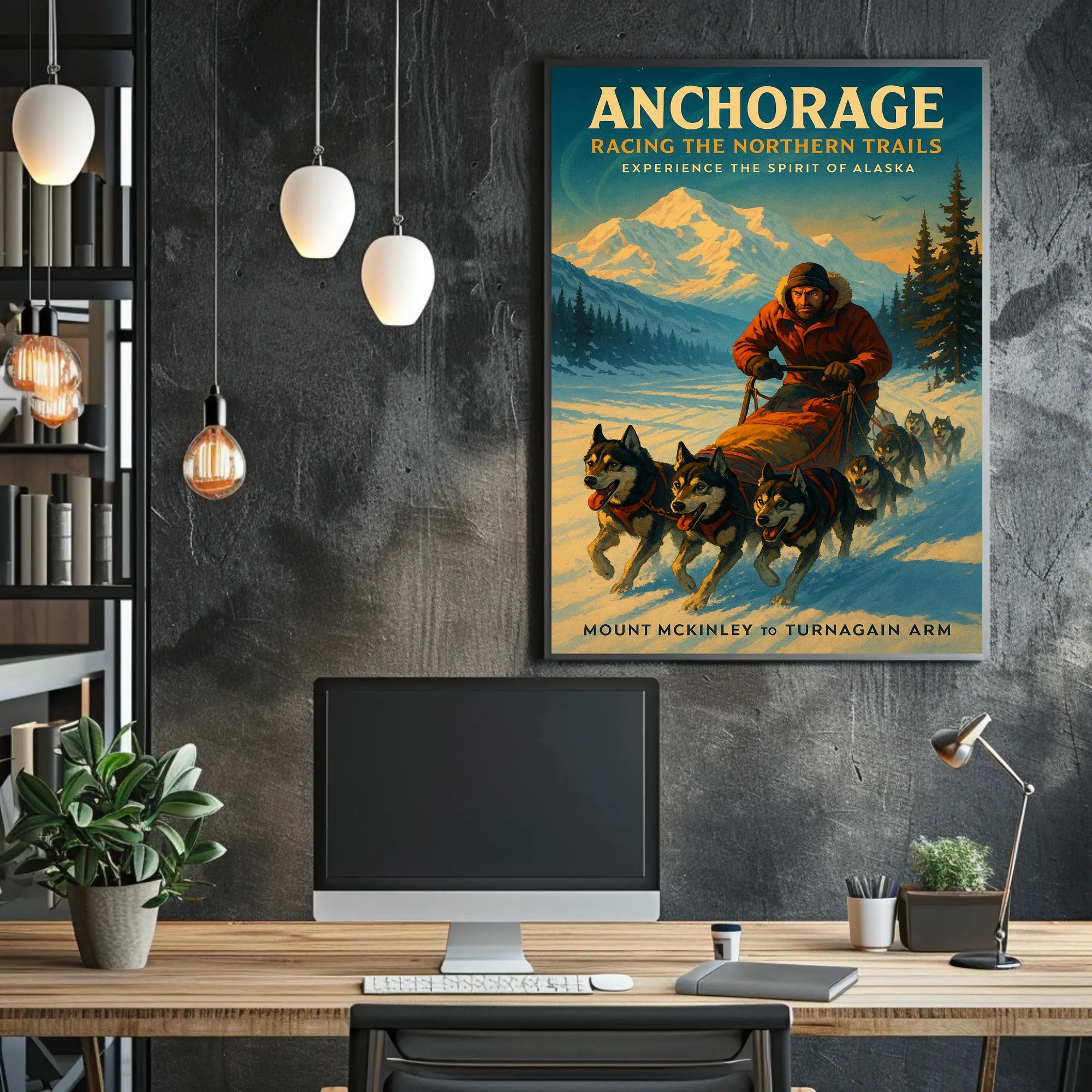 Racing the Northern Trails Poster