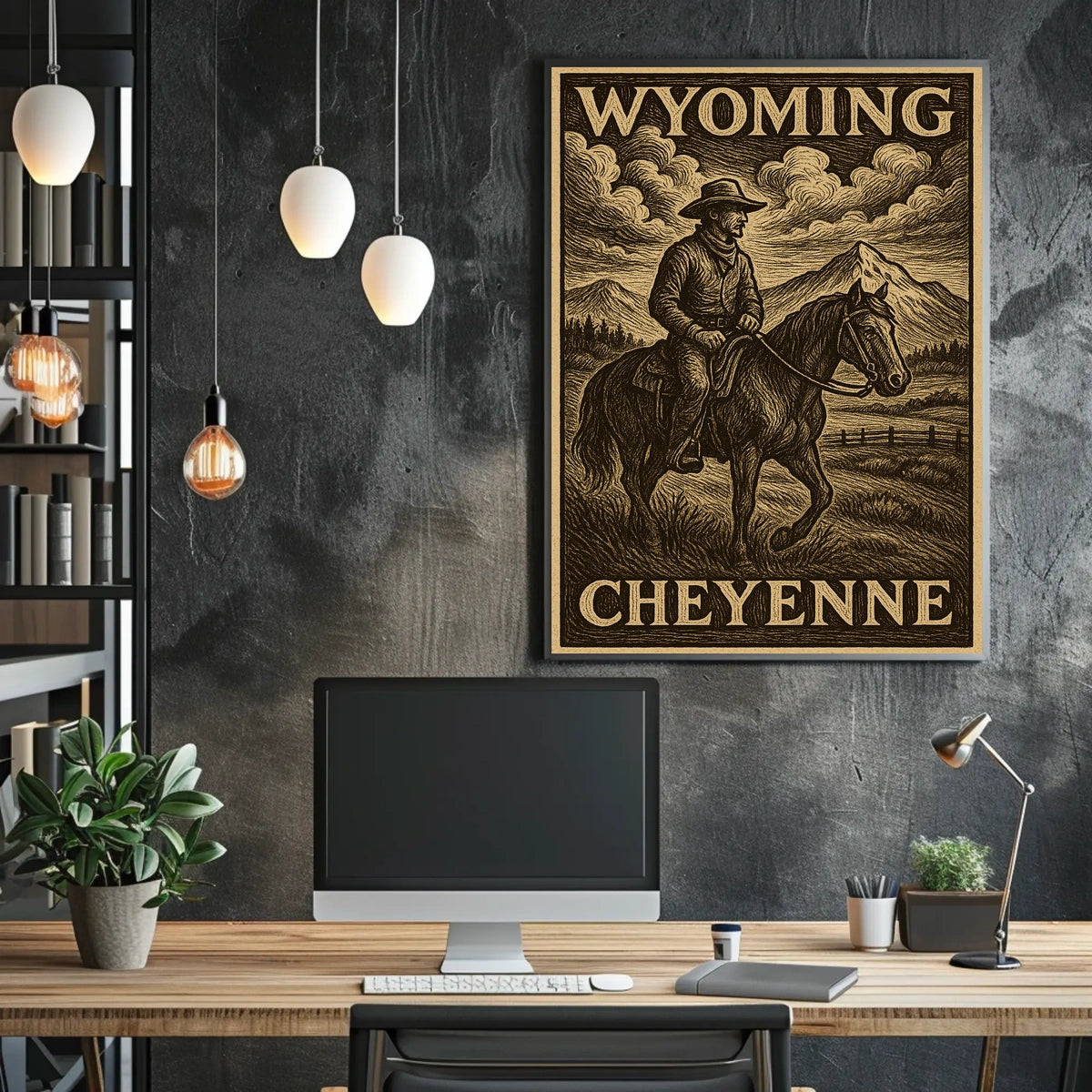 Wyoming Frontier Poster