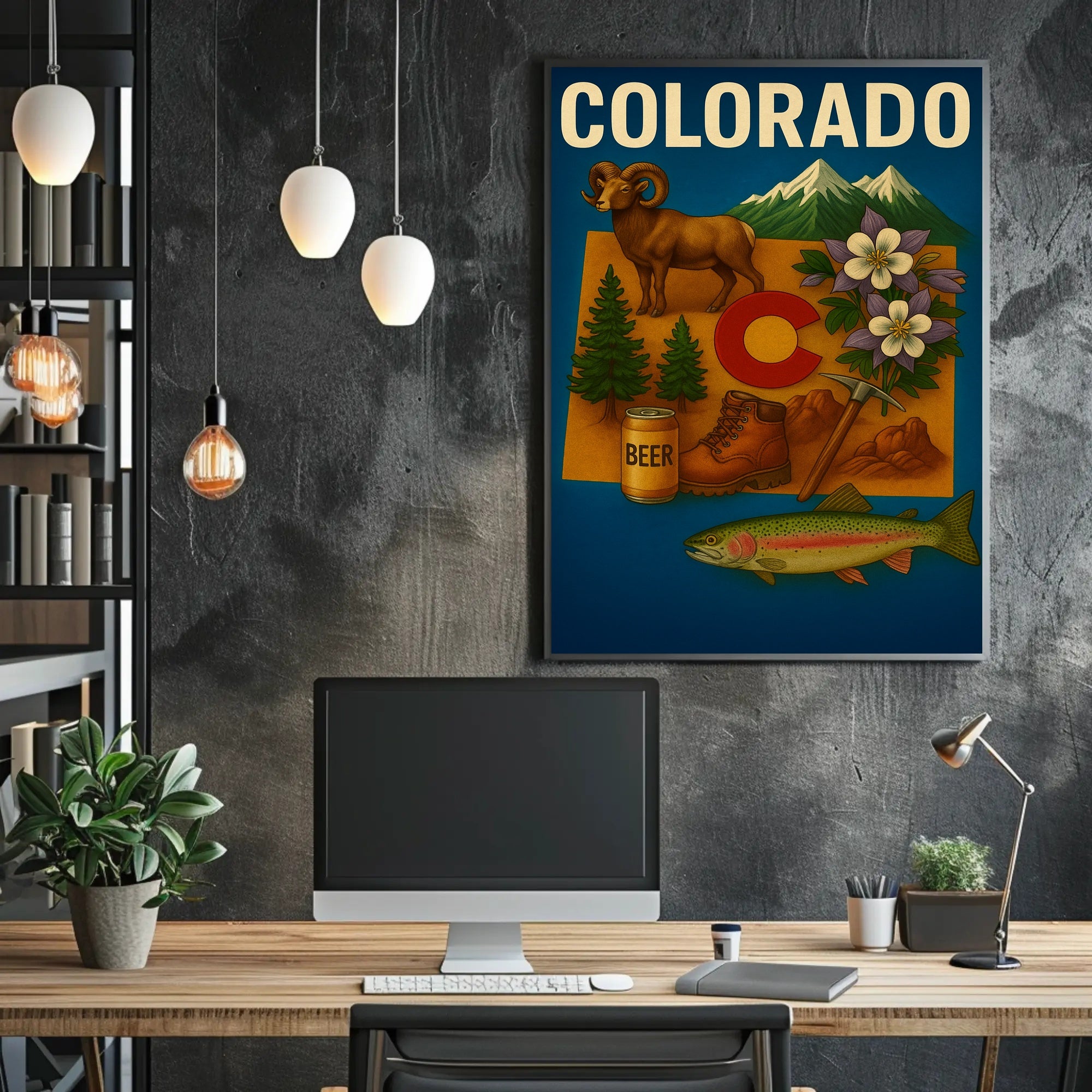 Discover Colorado Poster