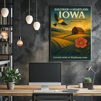 Discover the Heartland Iowa Poster