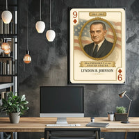Lyndon Johnson 36th President Portrait Wall Poster