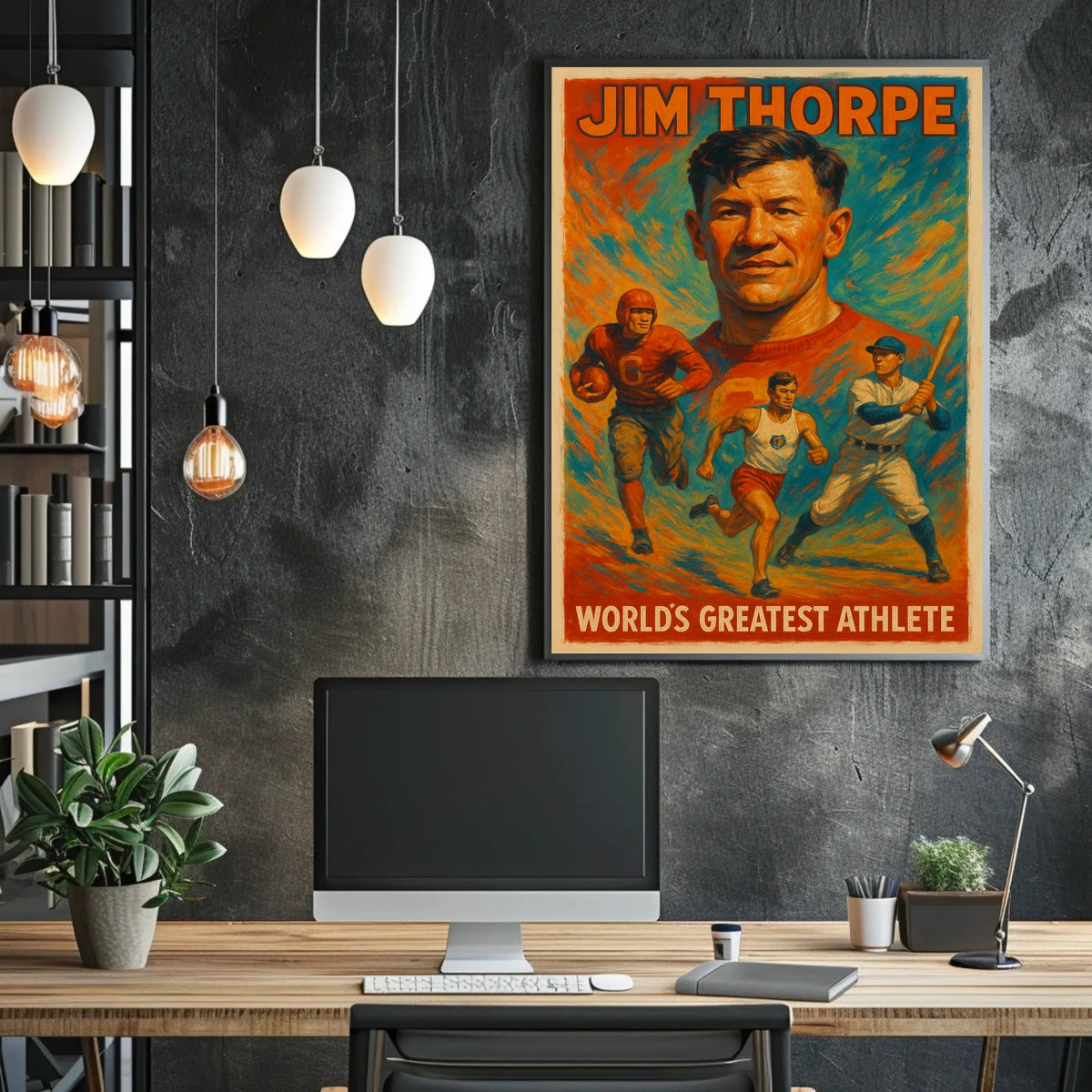 Celebrating Jim Thorpe A Tribute to a Sports Icon Poster