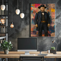 Historical Military Abstract Art Poster - Historical or Presidential Poster