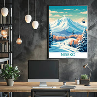 Niseko Mt. Yotei Winter Wonderland Travel Poster