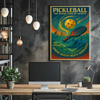 Pickleball The Rising Star of Sports Poster