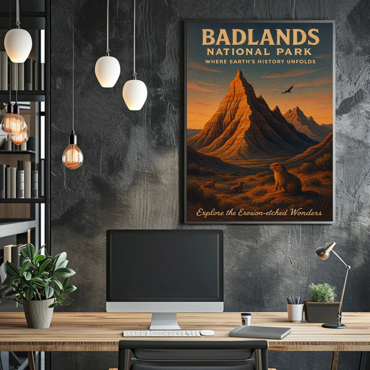 Badlands National Park Poster