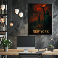 New York A Dystopian Vision Poster
