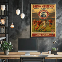 Boston Minutemen A Legacy of 1970s Soccer Poster