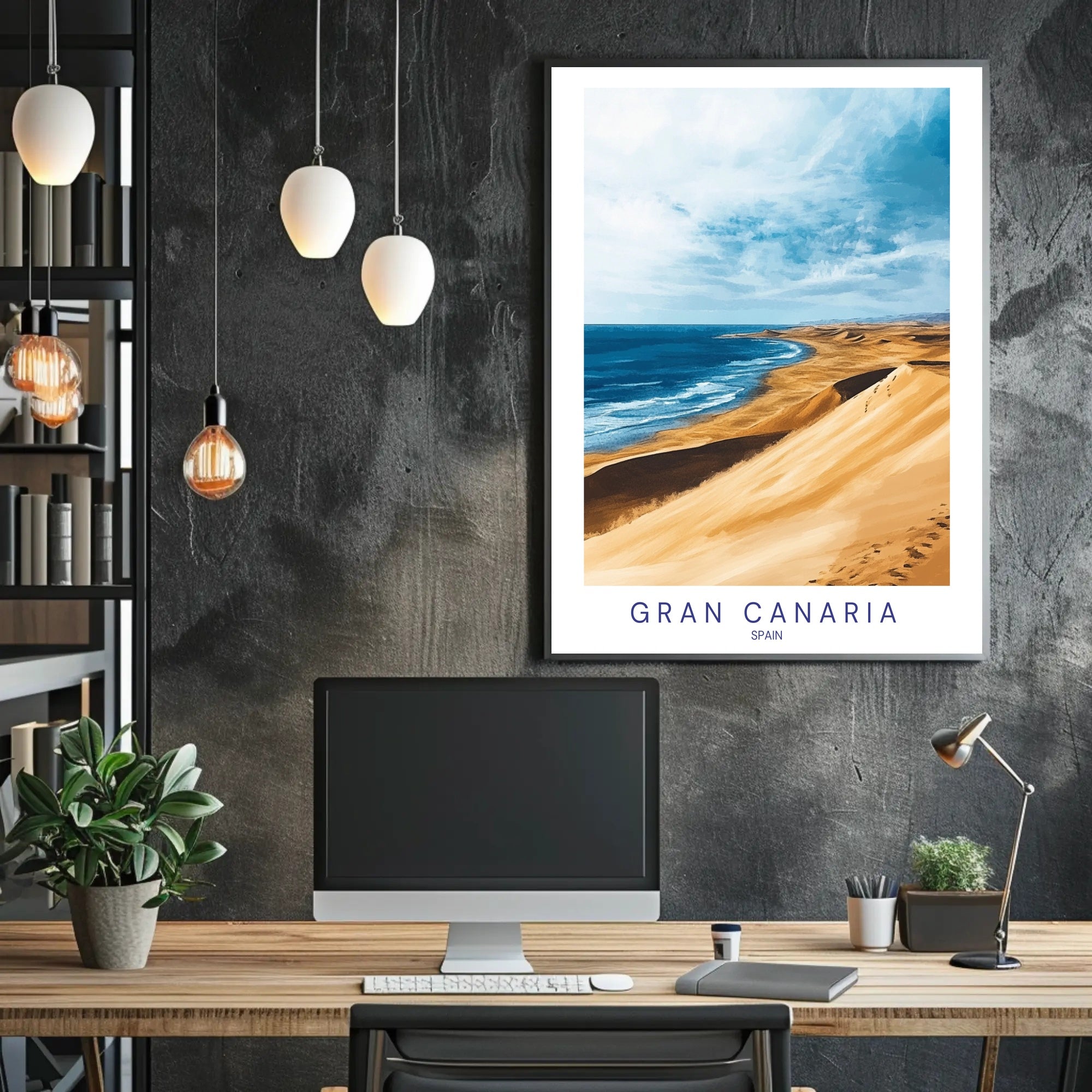 Gran Canaria Scenic View Poster PosterGoat