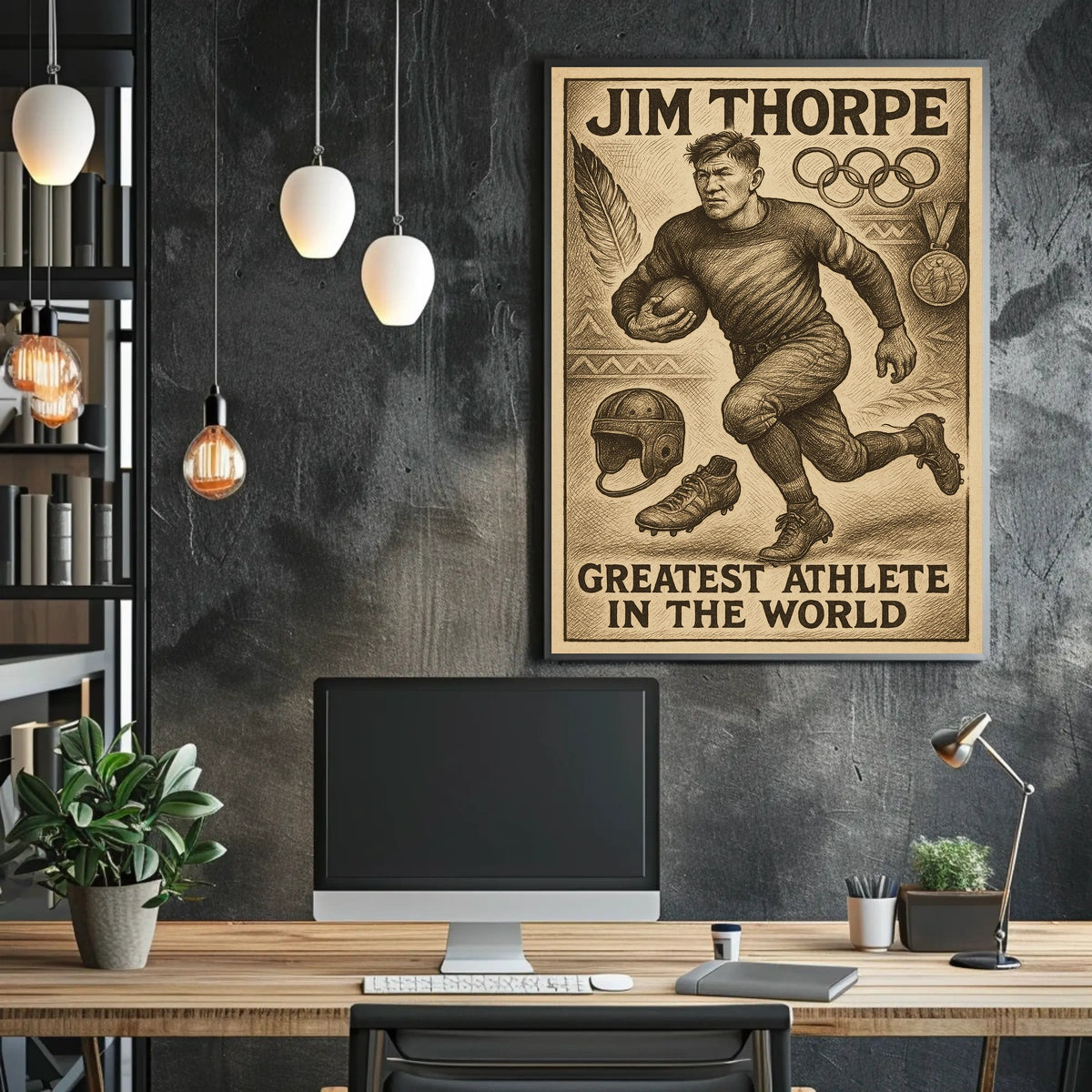 Celebrating the Worlds Greatest Athlete Poster