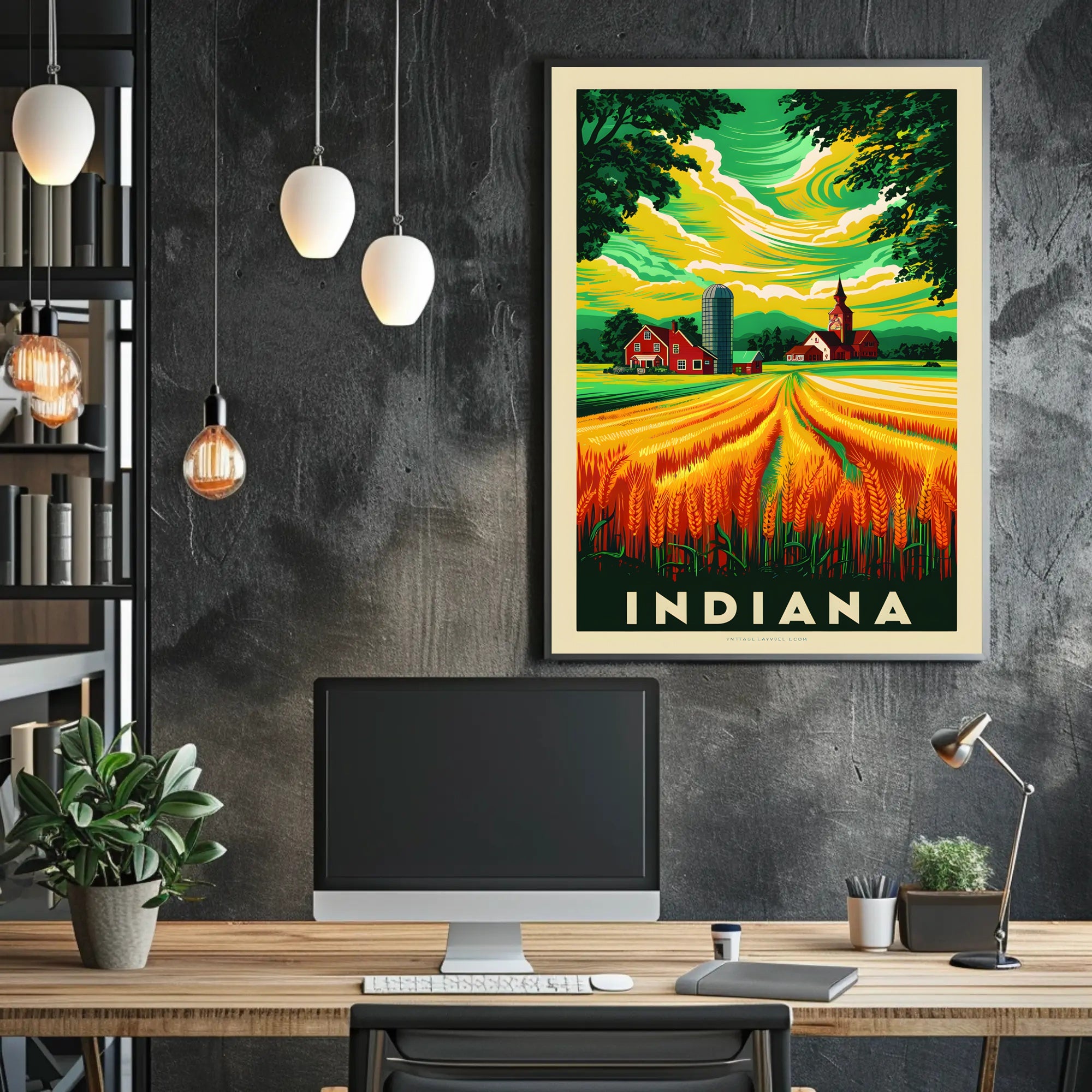 Indiana Countryside Poster
