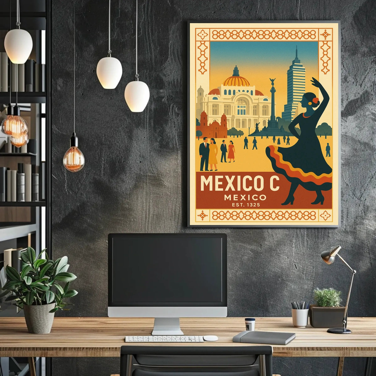Vibrant Mexico City Poster