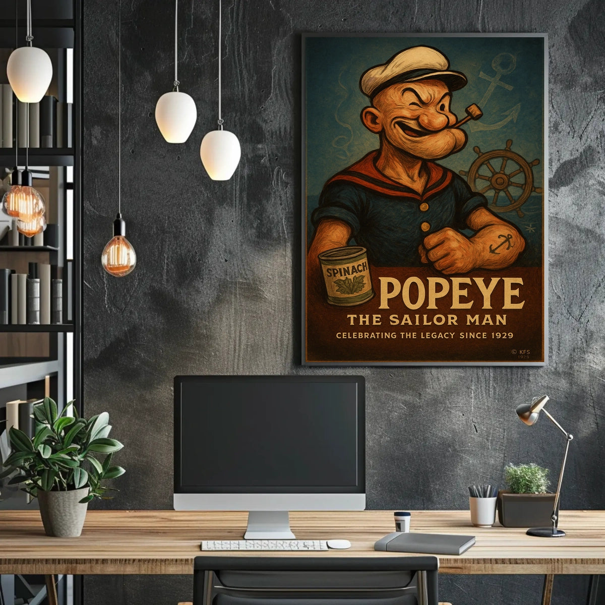 Popeye 1929 Art Poster POP-14