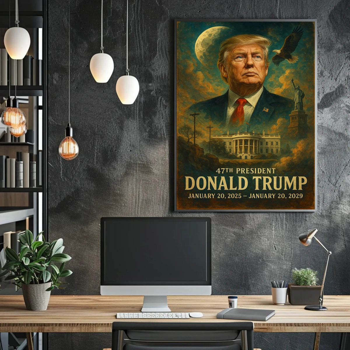Trump Patriot Neoclassical Realism Poster