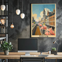 Springtime in Antwerp Poster