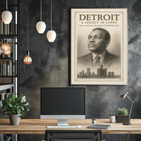 Detroit A Legacy in Lines Poster