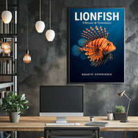 Lionfish Vibrant & Venomous Poster PosterGoat