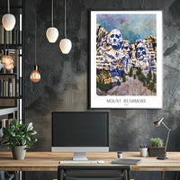 Mount Rushmore Poster PosterGoat