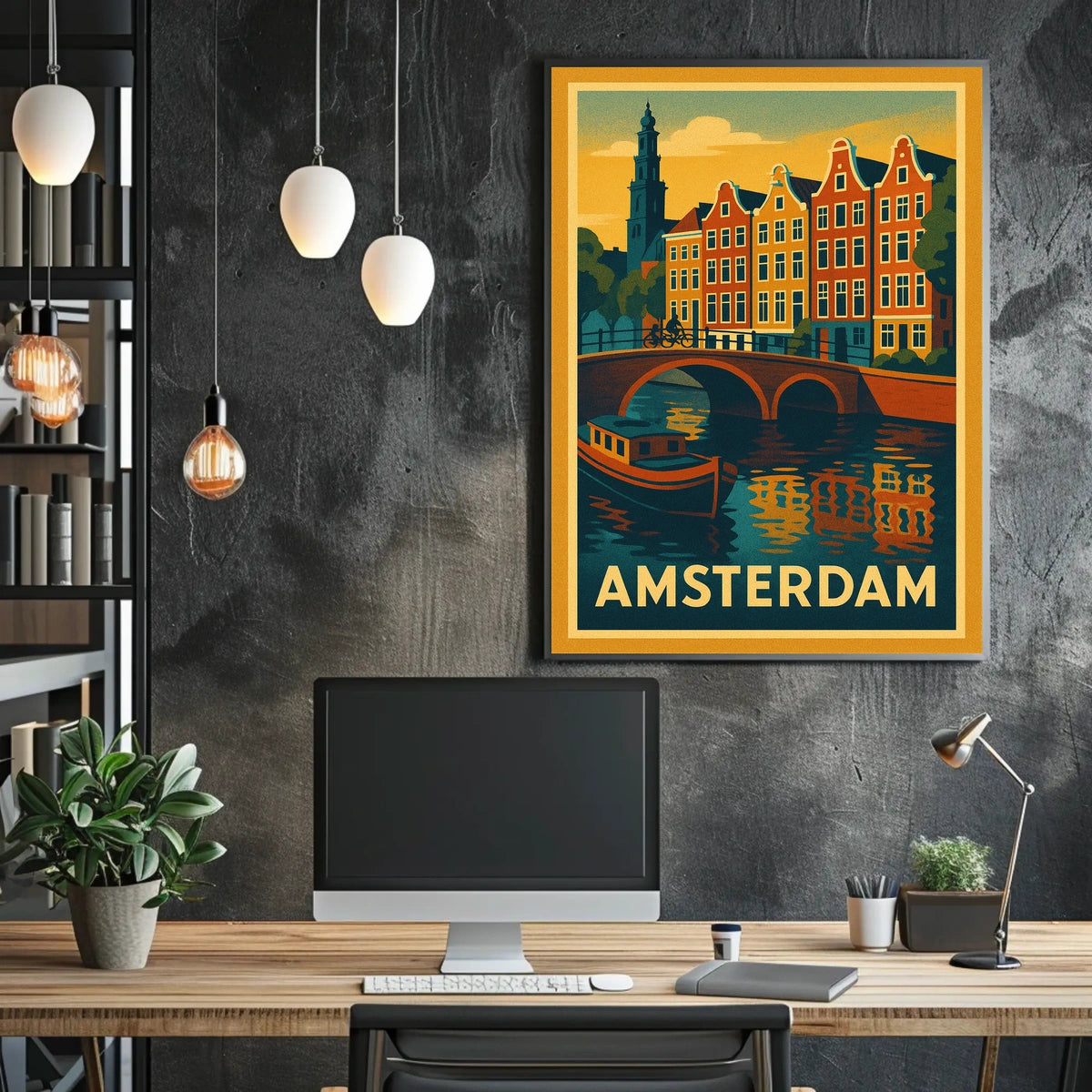 Amsterdam Scenic Poster