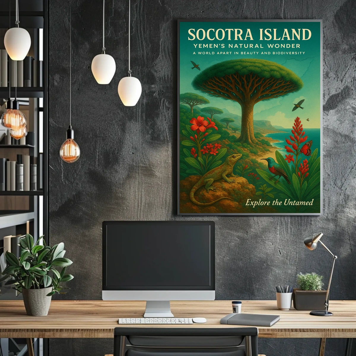 Socotra Island Yemens Natural Wonder Poster