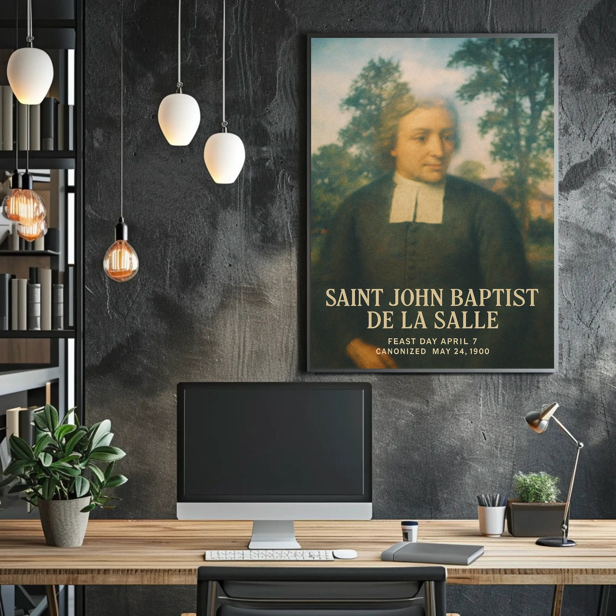 Saint John Baptist De La Salle Poster
