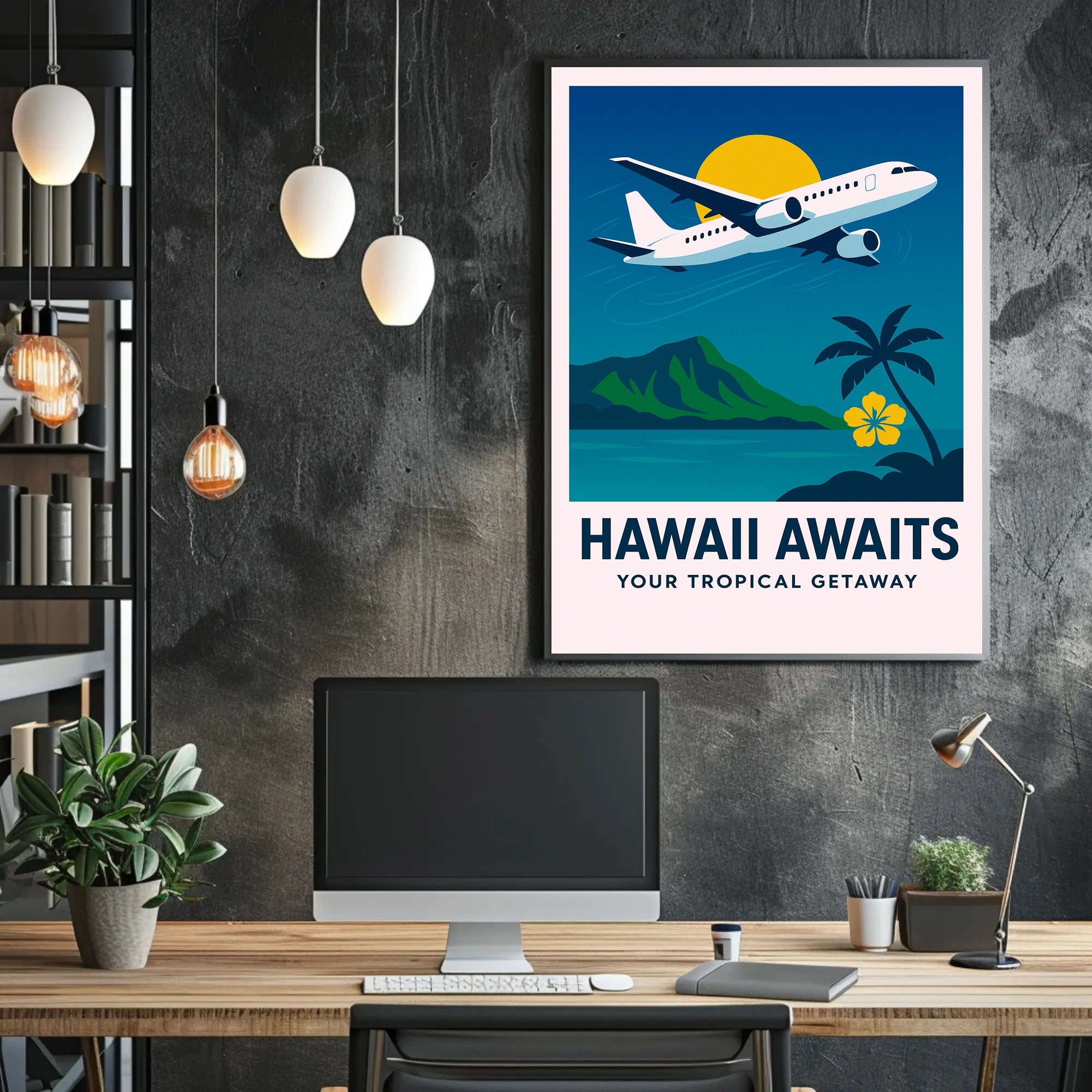 Hawaii Awaits Poster PosterGoat