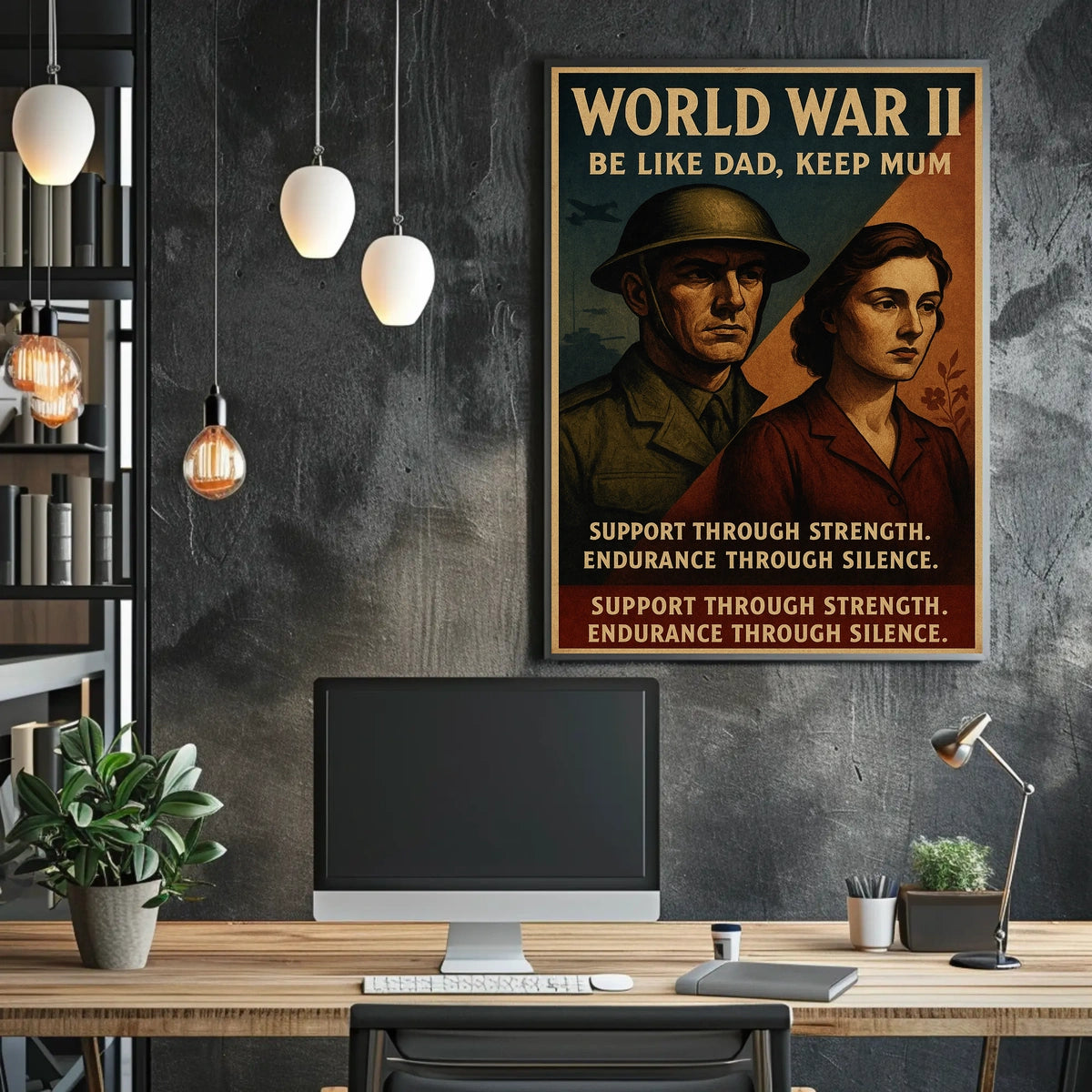 World War II Propaganda Poster