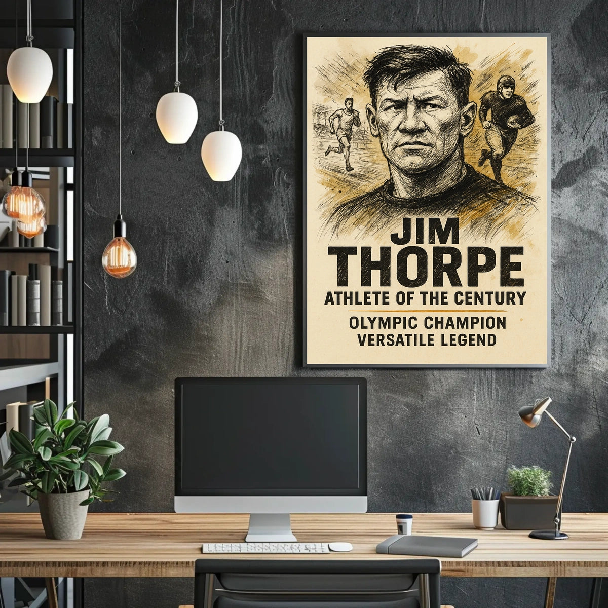 Legendary Olympic Champion Tribute Poster