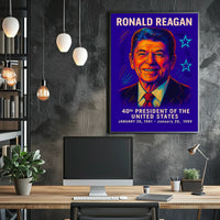 Ronald Reagan 40th President Poster