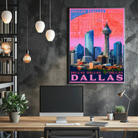 Dallas Cityscape Poster